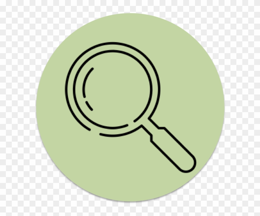 Magnifying Glass - Circle Clipart