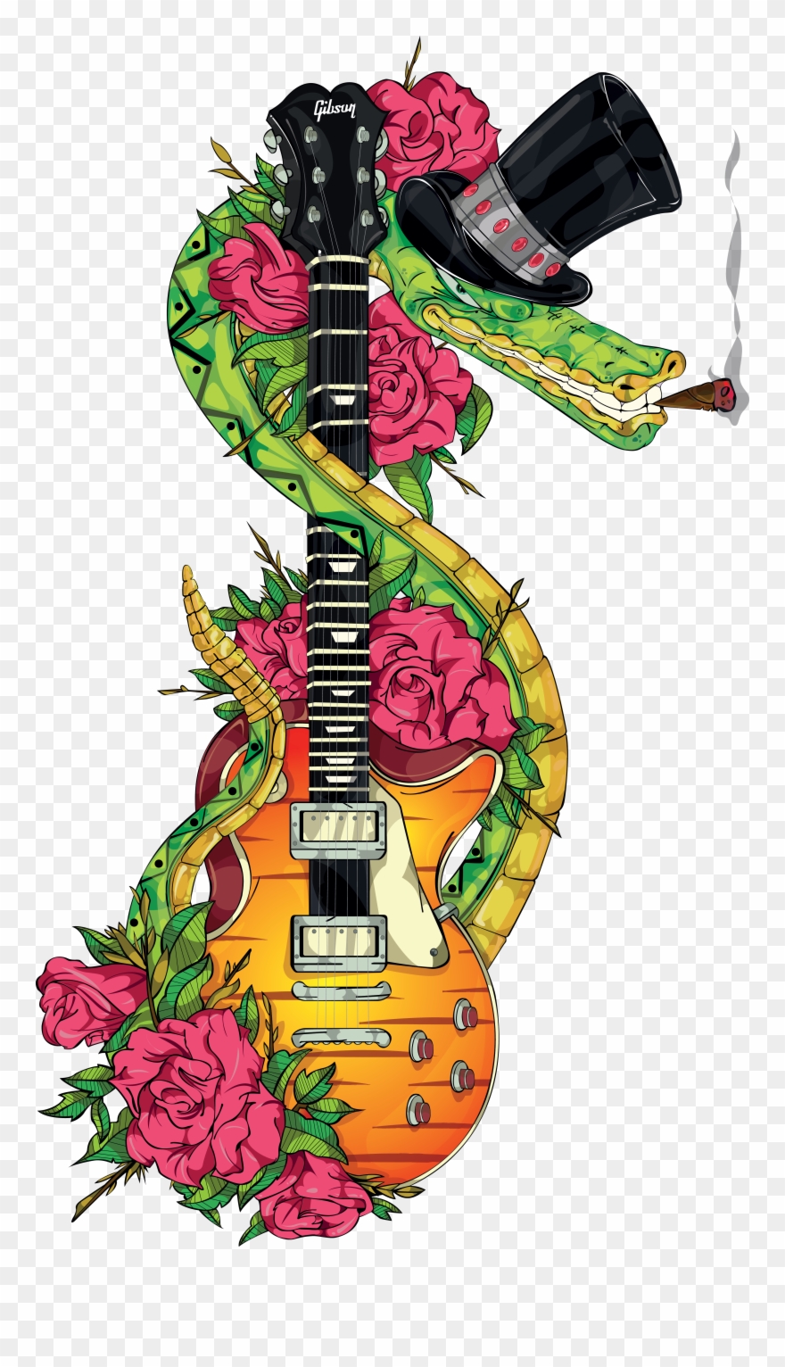 Tattoo Design - Slash´s Snakepit - Slash Tattoo Designs Clipart