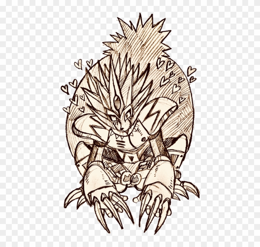 Slash Man - Illustration Clipart