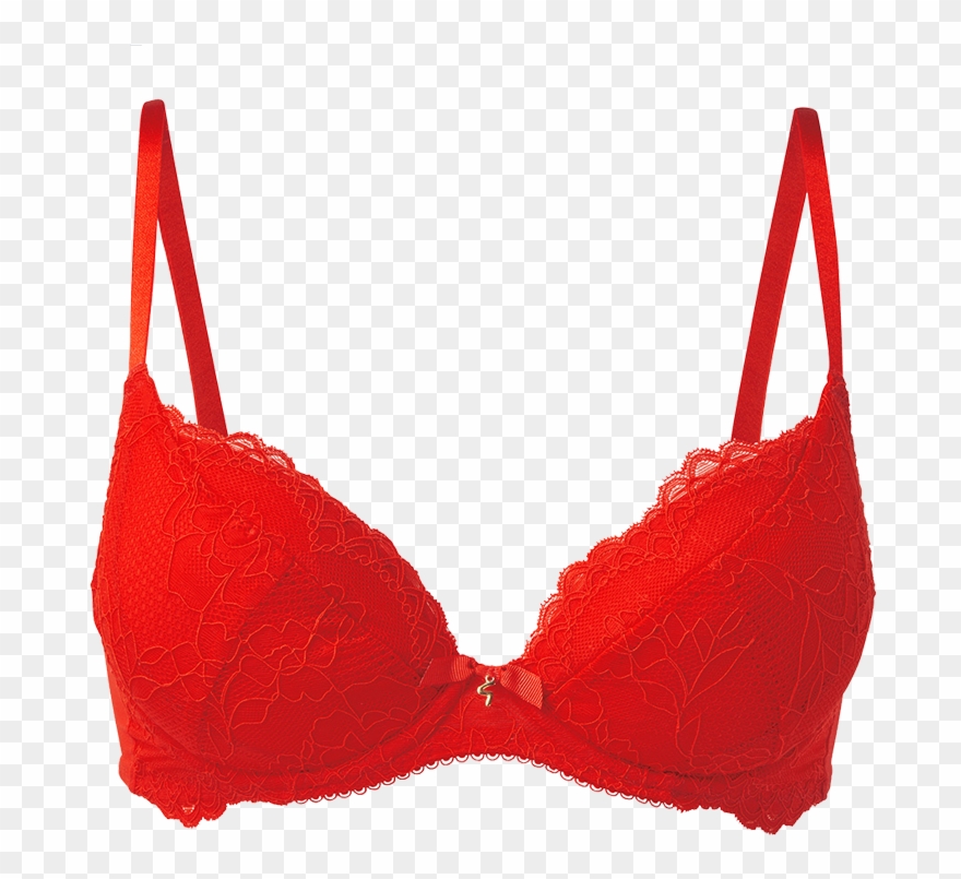 Superboost Lace Plunge Bra Chilli Red Product Front - Bra Clipart