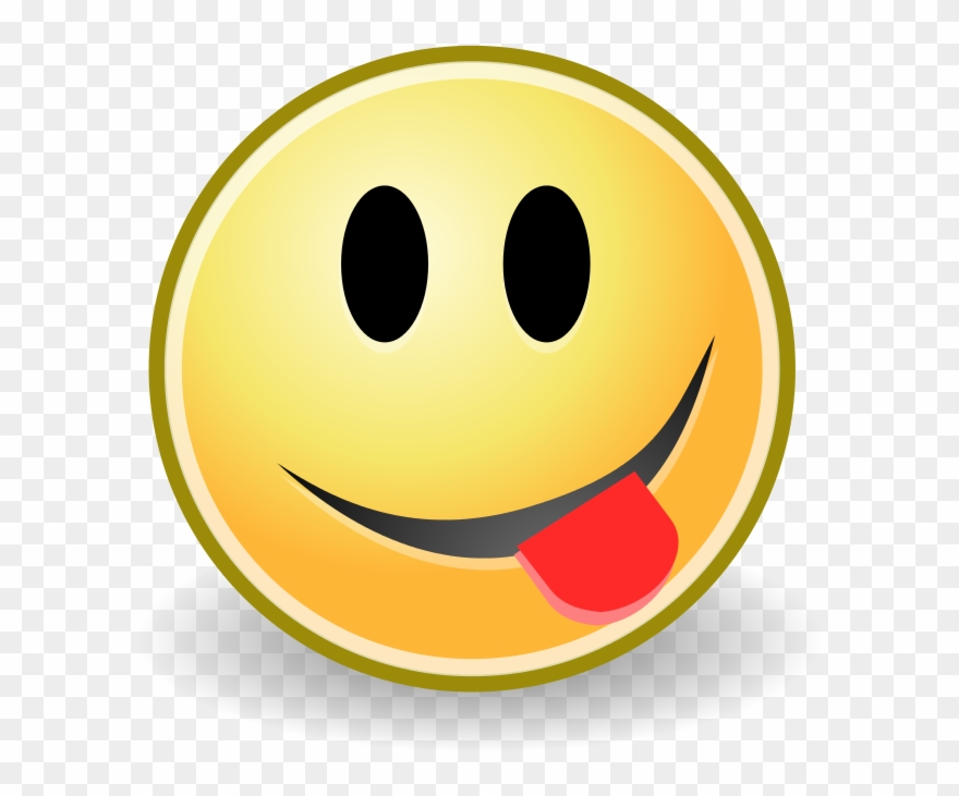Jpg Transparent Stock Focus Clipart Questioned Face - Smiley With Tongue - Png Download