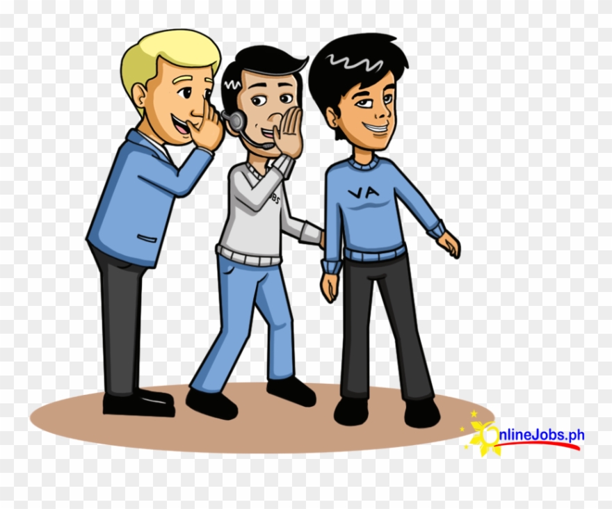 Whisper Clipart Gossip - Cartoon - Png Download