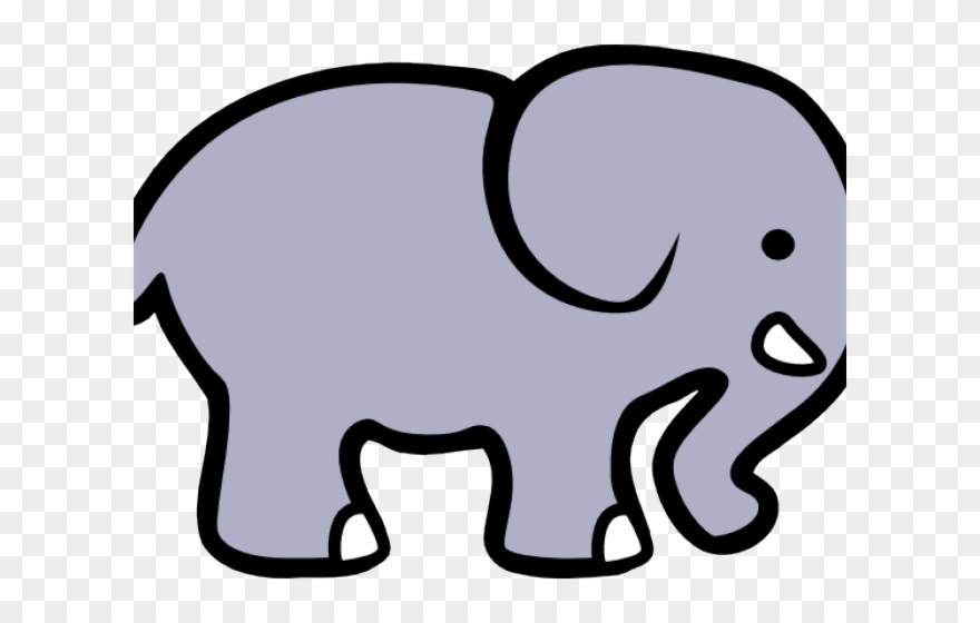 Grey Clipart Clip Art - Elephant Clip Art - Png Download