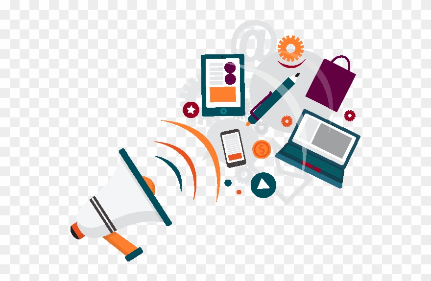 Digital Marketing - Medios De Publicidad Y Promocion Clipart