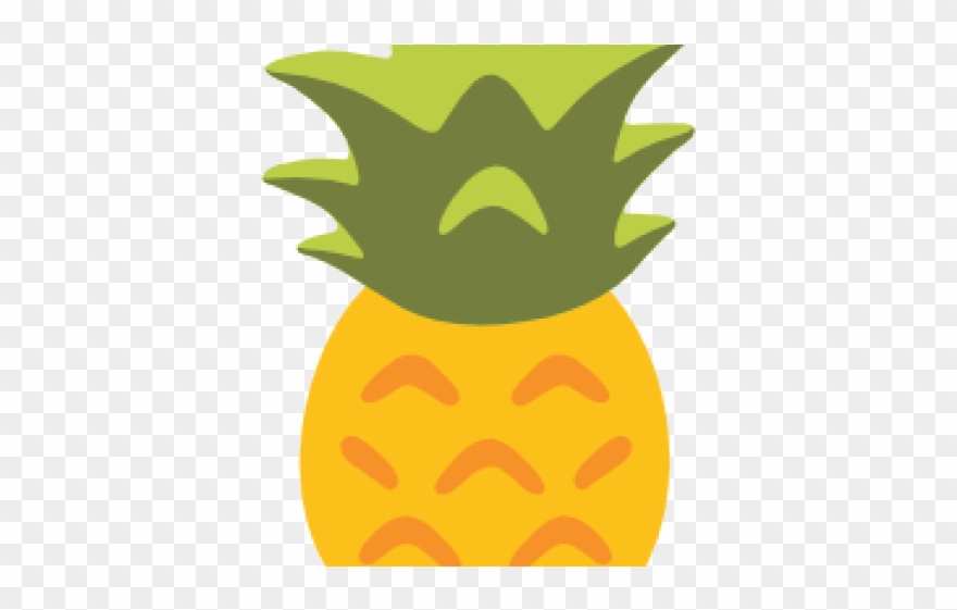 Emoji Clipart Pineapple - Transparent Background Pineapple Cartoon - Png Download