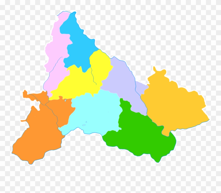 Administrative Division Qianxinan - Map Clipart