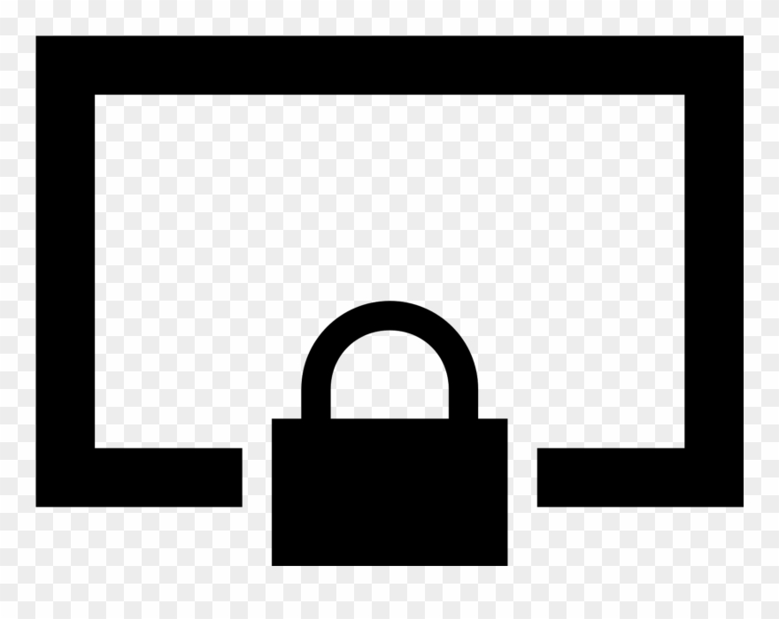 Blocco In Orrizzontale Icon - Landscape Lock Icon Png Clipart