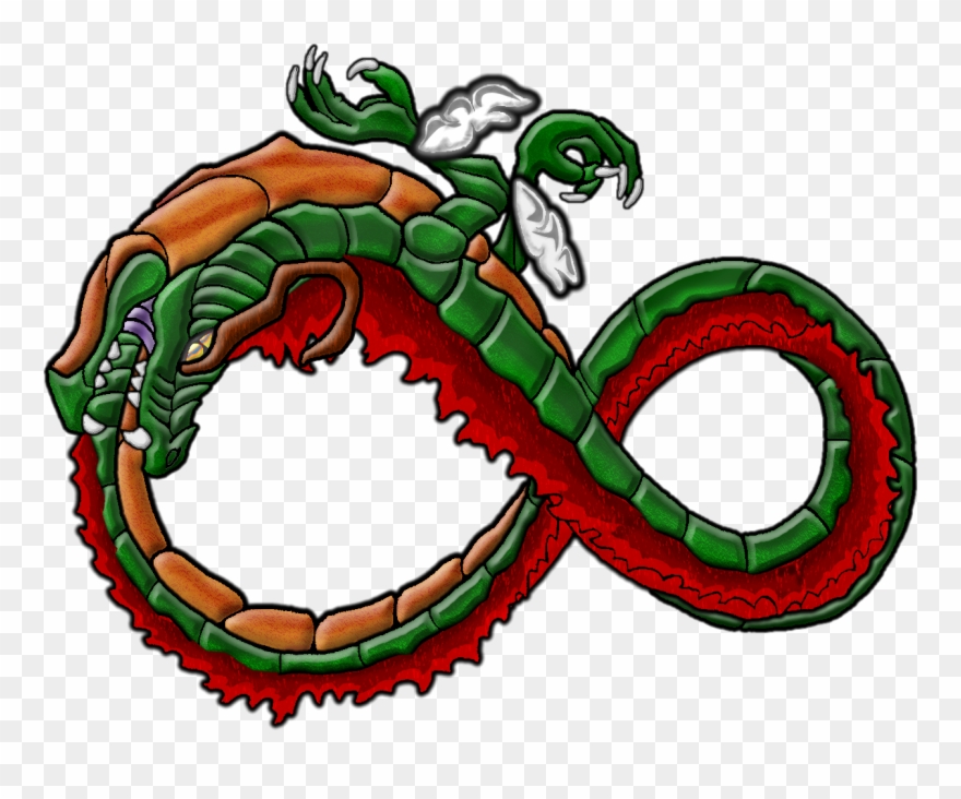 Fencing Dragon - Illustration Clipart