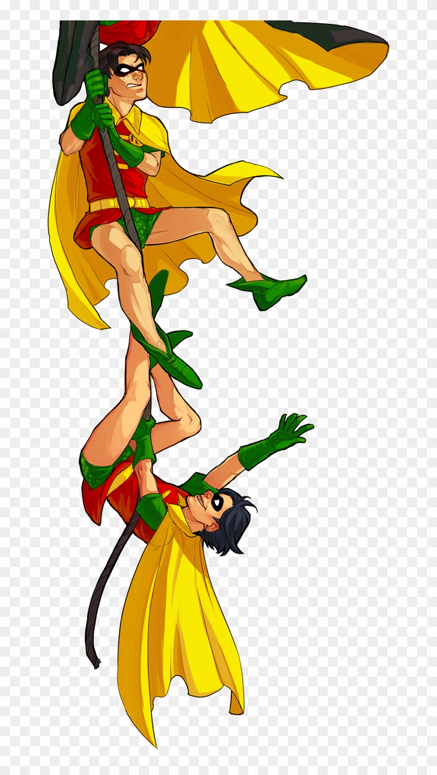 My Art Robin Dick Grayson Jason Todd Damian Wayne Tim - Todas As Versões Do Robin Clipart