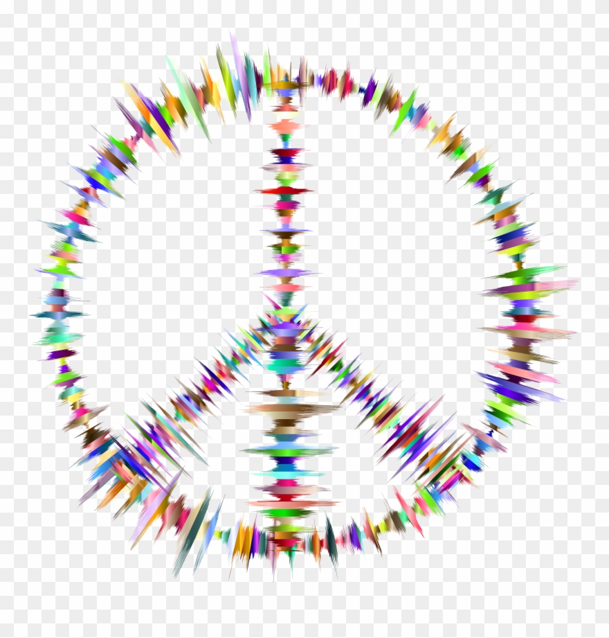 This Free Icons Png Design Of Prismatic Sound Waves Clipart