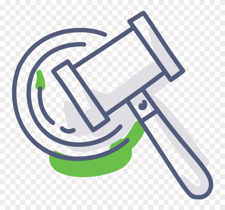 Gavel - Government And Law Drawing Clipart