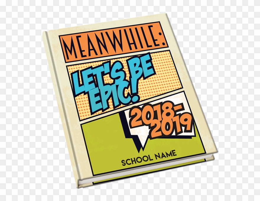 Dynamic Yearbook Theme, Comic Yearbook Theme, Creative - Yearbook Cover Ideas For 2019 Clipart