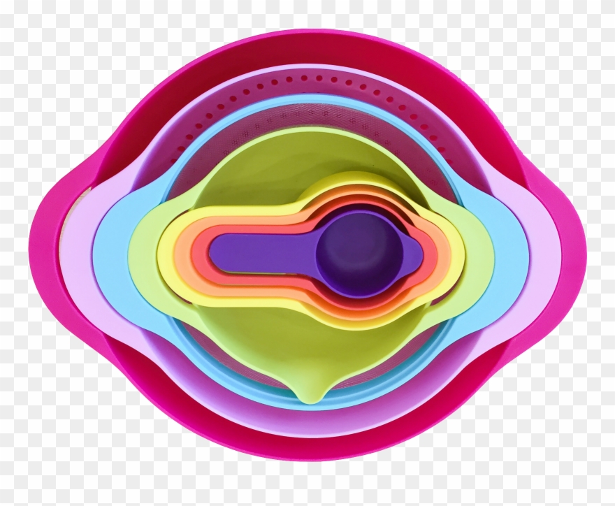 Sweet Colour Mixing Bowl Set Of - Circle Clipart