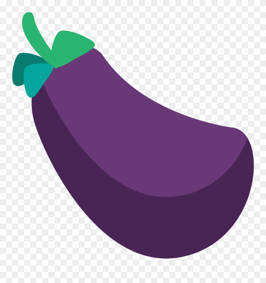 Eggplant Clipart Tree - Eggplant Emoji Svg - Png Download