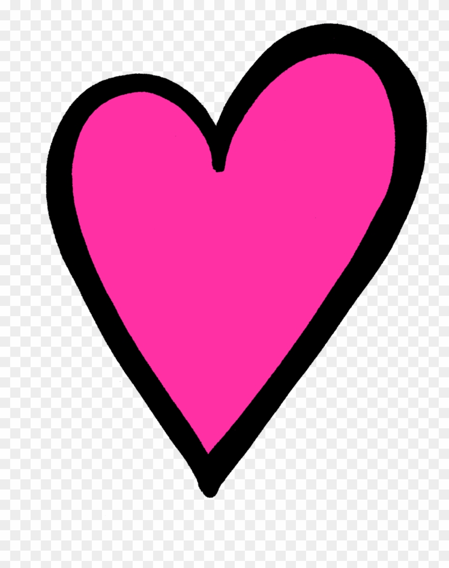 Transparent Pink Heart Clip Art - Heart Png Transparent Pink