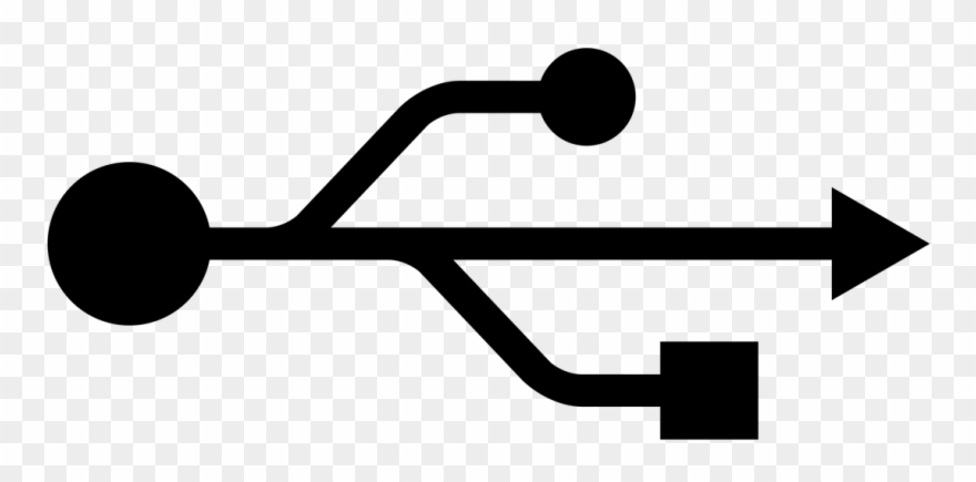Symbol Large-size Component Ac Power Source Symbol - Usb Icon Png Clipart