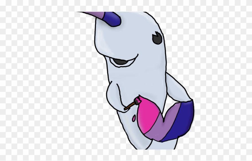 Narwhal Clipart Pastel - Cartoon - Png Download