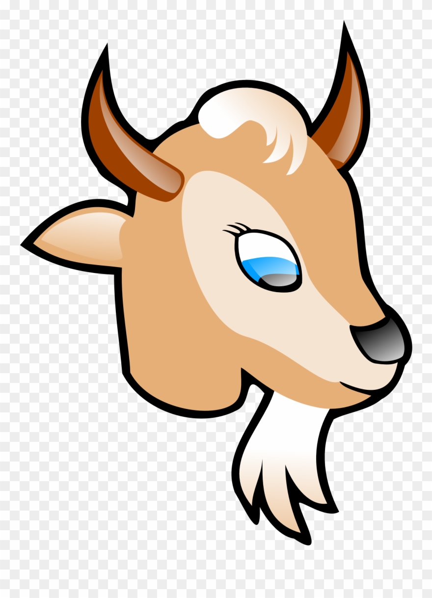 Goat A Clipart Of Taking, Test And Via - Cartoon - Png Download