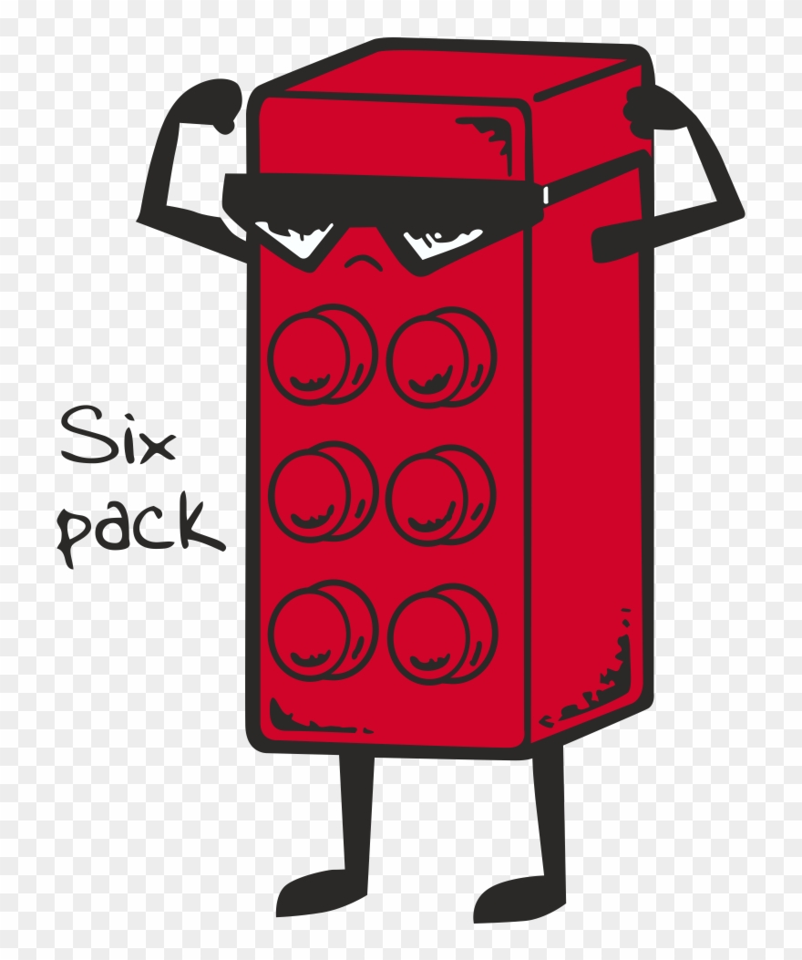 Six Pack Brick - Lego Six Pack Clipart