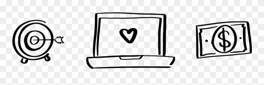 Hi Lovely - Line Art Clipart