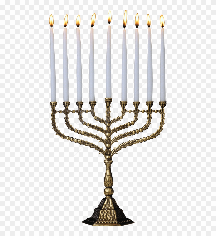 Free Png White Candle's Png Images Transparent - Hanukkah Png Clipart
