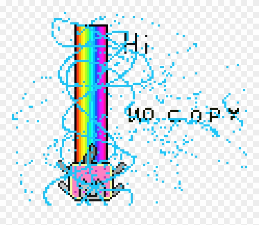 Nayan Cat The Idiot Cat - Illustration Clipart