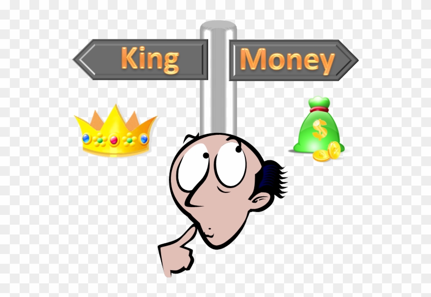 Founder's Dilemma To Be Rich Or To Be King - Thinking Cartoon Person Png Clipart