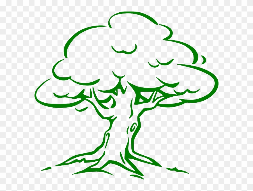 Oak Png Sm - Oak Tree Easy Drawing Clipart