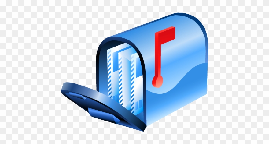Icon Mail Box - Graphic Design Clipart