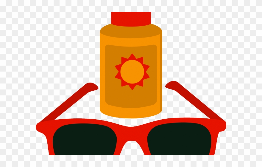 Sunglass Clipart Sunscreen - Png Download
