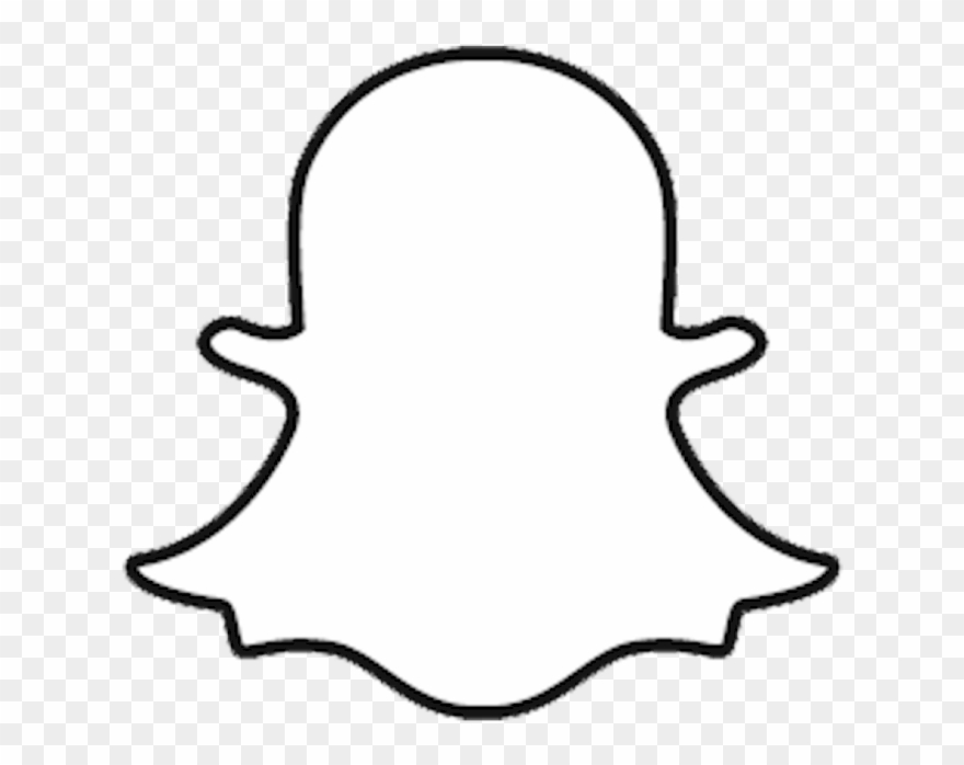 Snapchat Ghost Logo - New On Snapchat Clipart