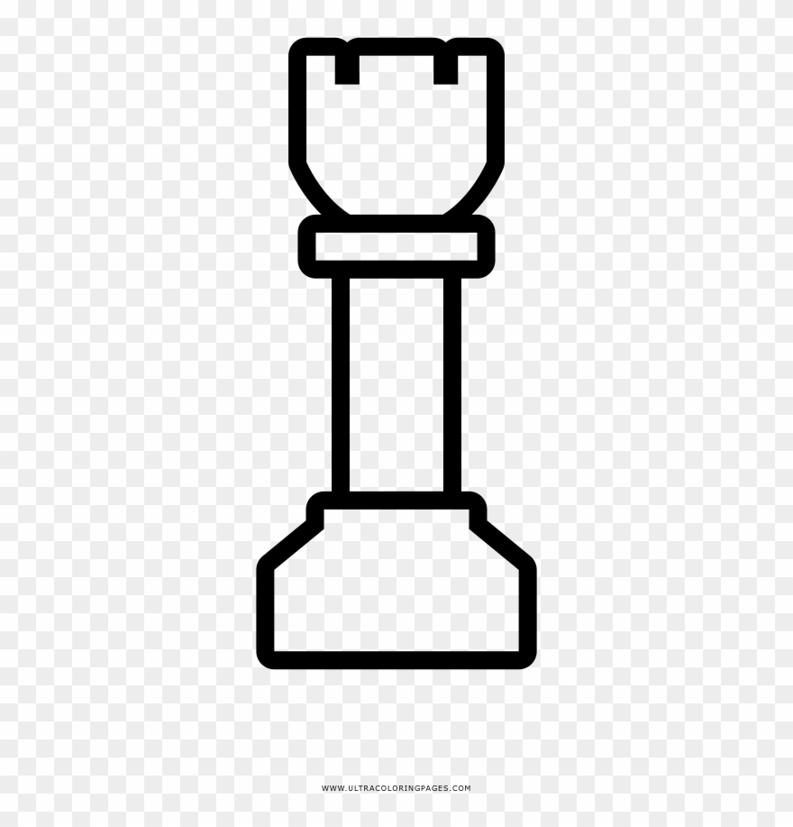 Rook Coloring Page Clipart