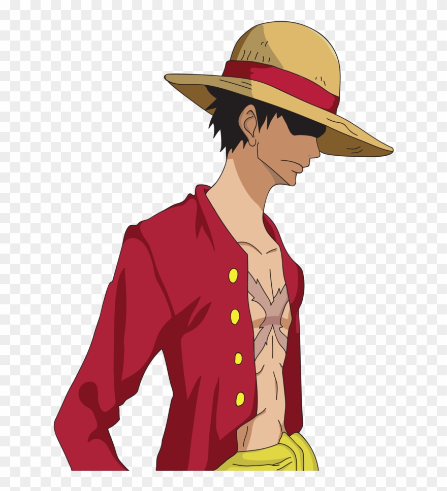 Vectored Image I Made Of Straw Hat Luffy - Trafalgar D Water Law Coat Clipart