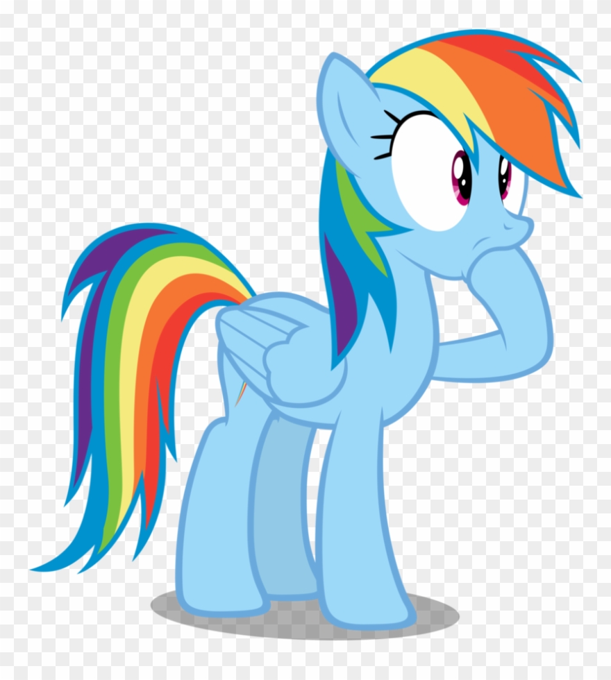 Rainbow Dash Mammal Vertebrate Horse Like Mammal Fictional - Mlp Rainbow Dash Vector Clipart