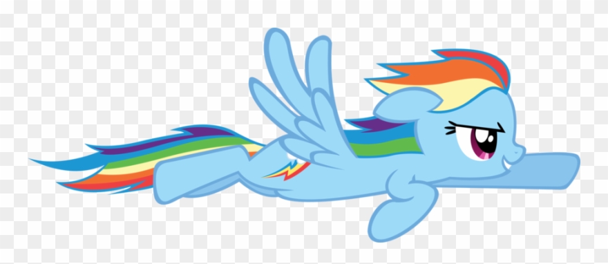 Rainbow Dash Flying Png Photos - My Little Pony Rainbow Dash Flying Fast Clipart