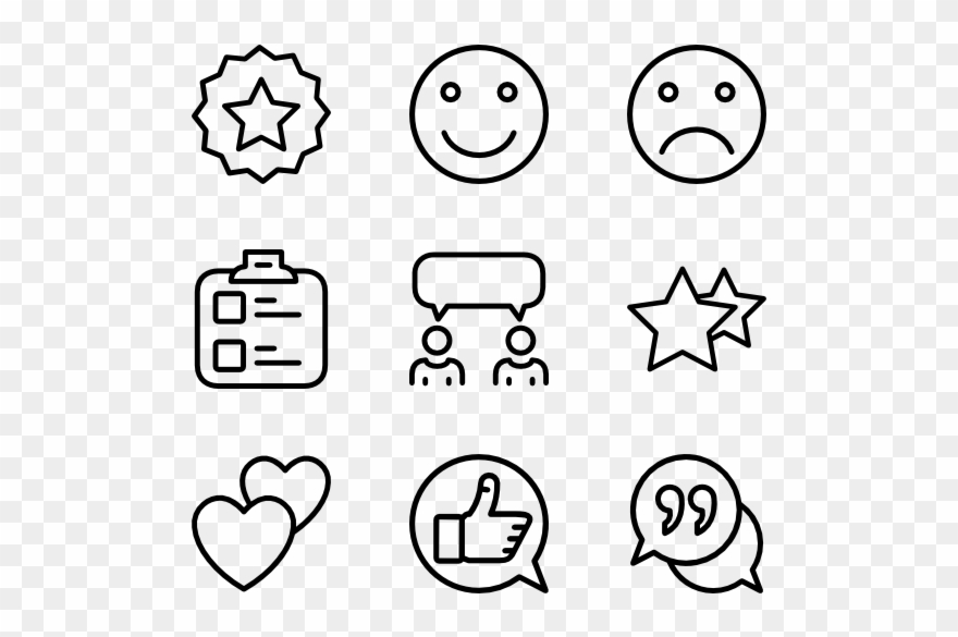 Feedback - Web Design Line Icon Clipart