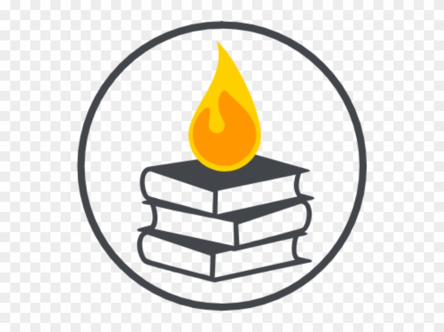Burned By Books - Flame Clipart