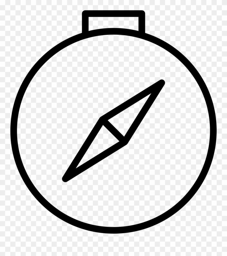 Png File Svg - Minimal Compass Clipart