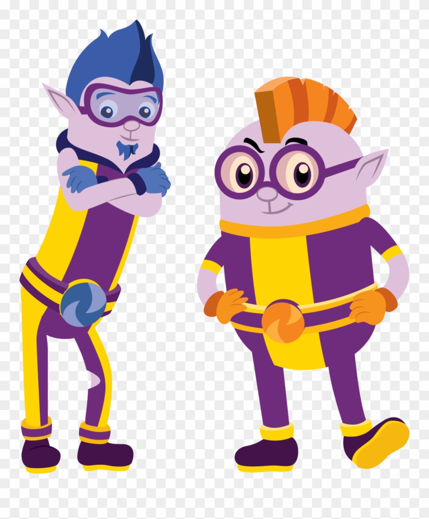 The Chameleon Cove My Redesigns Of The Troublemakers, - Cartoon Clipart