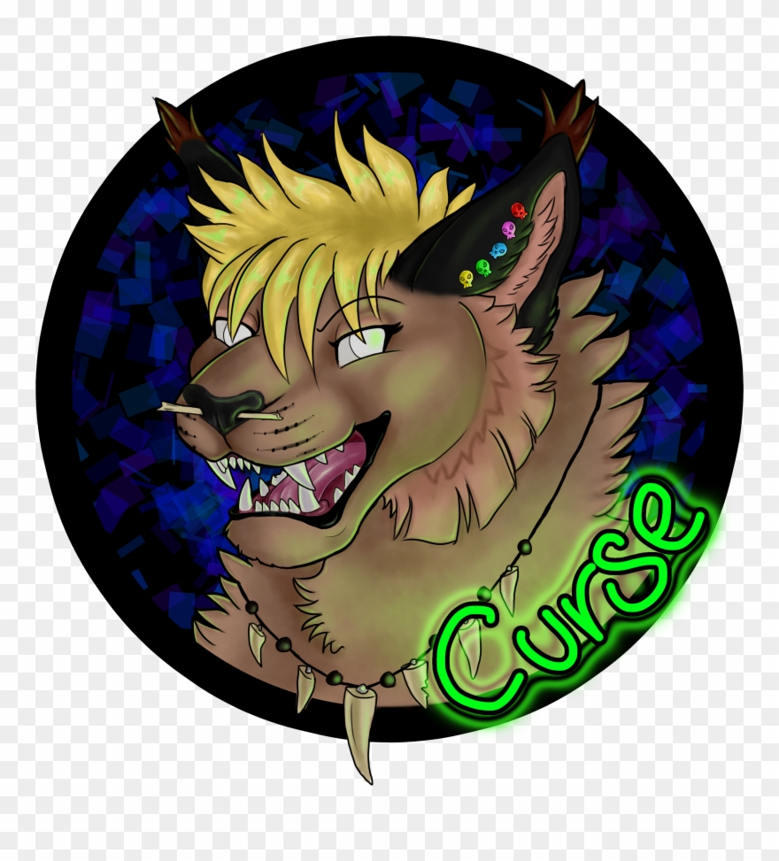 Cf Badge - Curse - Cartoon Clipart