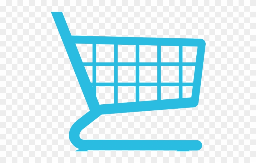 Online Banking Clipart Digital Commerce - Shopping Cart Png Blue Transparent Png