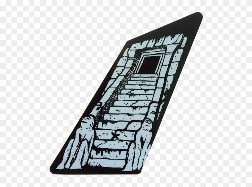 Congo Left Ramp Decal - Stairs Clipart