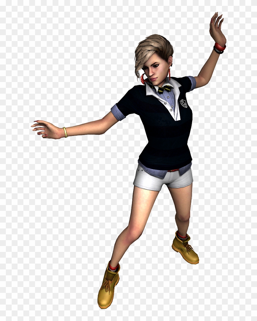 Hip Hop Dance Clip Art N21 - Girl - Png Download