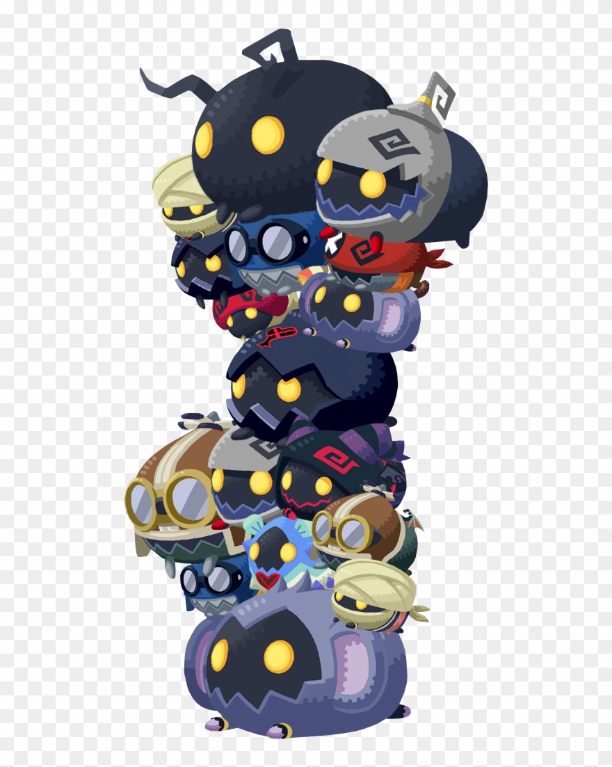 Heartless Tsums - Kingdom Hearts Union X Cross Heartless Clipart