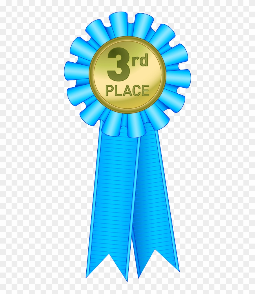 Ribbon Thirdplace - Medal Vector Clipart