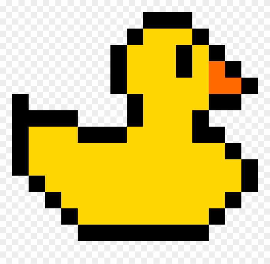 Teespring - 8 Bit Duck Clipart