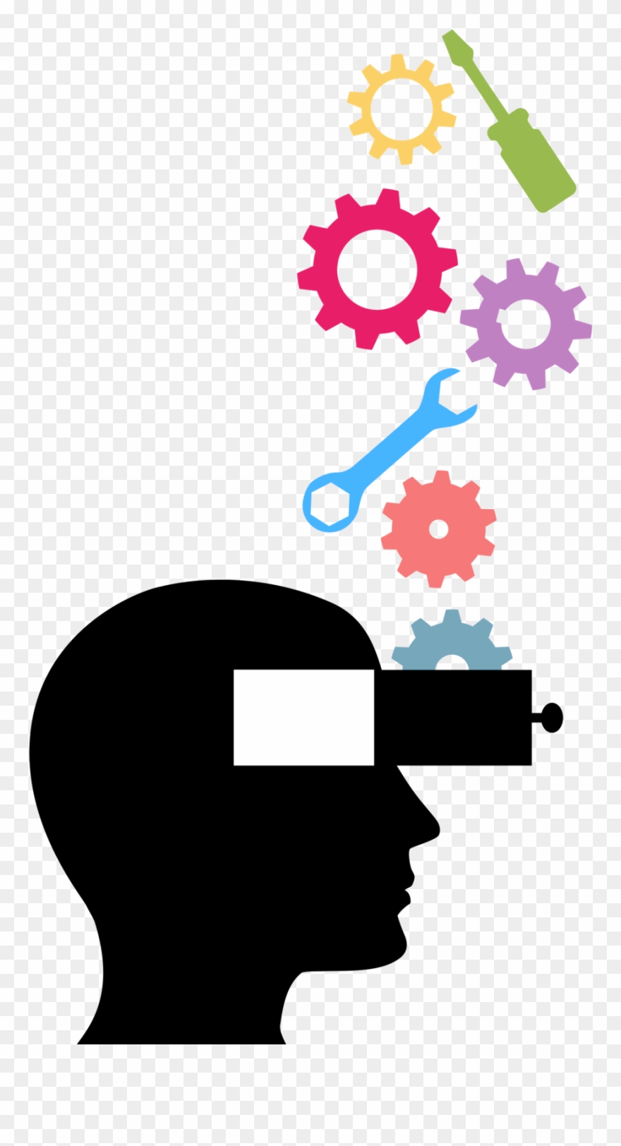 Retrain - Mind - Persona Con Mente Abierta Clipart