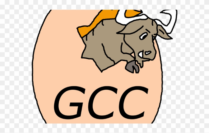Gnu Clipart Transparent - Gnu Gcc Logo - Png Download
