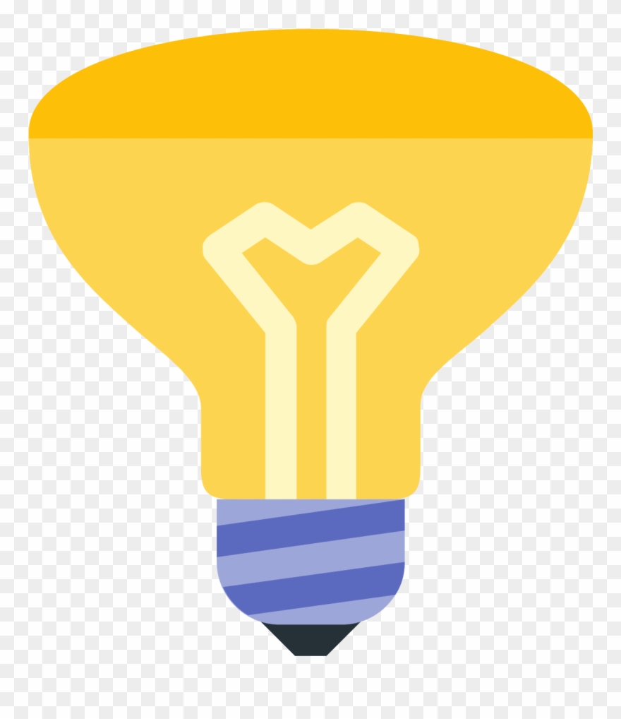 This Is A Lightbulb Icon - Incandescent Light Bulb Clipart