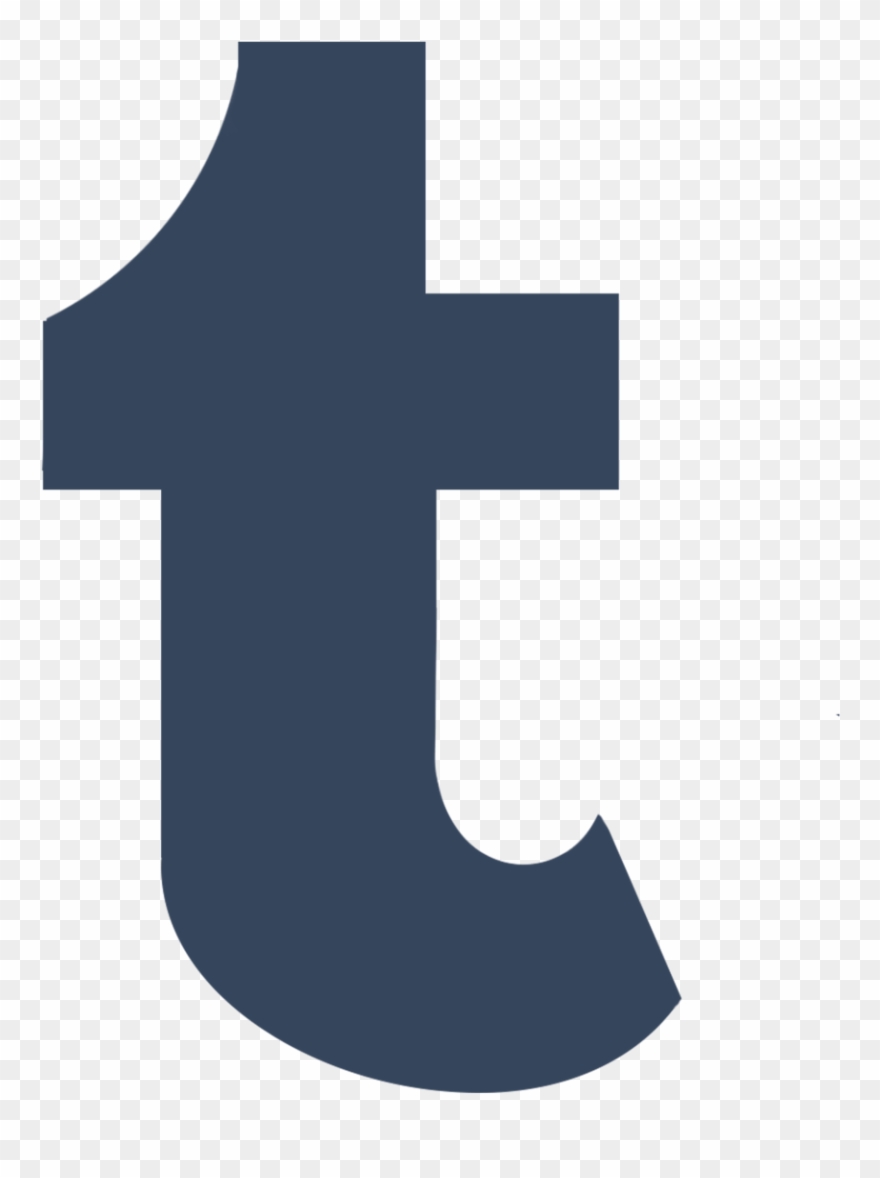 Tumblr T - Cross Clipart